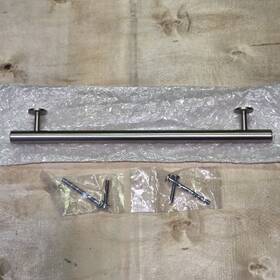Sh55332bn Signature Hardware 10 Inch Diehl Adjustable Brass Drawer Pull Brushed Nickel