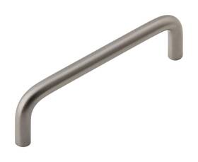 Silverline 638339241506 Satin Nickel Wire Pull Solid Handle Cabinet Drawer Hardware Hole Centers 3-3/