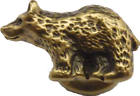 Sl-681305 Sierra Lifestyles Bear Cabinet Knob Left Facing Antique 665416813059