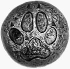 Sl-681387 Sierra Lifestyles Wolf Track Cabinet Knob Pewter 665416813875
