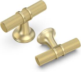 Sonash 313023367327 10pack Brushed Gold Cabinet Knobs Solid Kitchen Drawer Pull Hardware