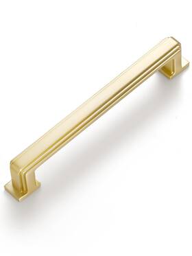 3705-bg-128-5 Sorwduerm Sorwdurem 5 Pack Inch 128mm Brushed Gold Cabinet Pulls Drawer Kitche