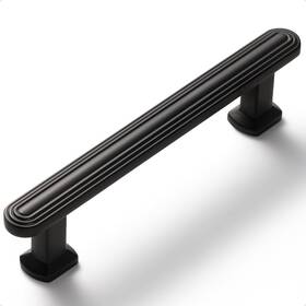 Sorwduerm 791966254995 Sorwdurem 5 Pack 3.78 Inch96mm Black Cabinet Pulls Drawer Kitchen Hardw