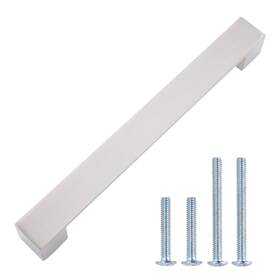 South Main Hardware 841511116558 Short Modern Cabinet Drawer Pull Handle 8.94 Inch Length 7.56 Hole Center Sa
