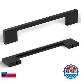 B0cljn4jvm Southern Hills 10pc Matte Black Cabinet Hardware - 5 Inch 128mm Drawer Pulls