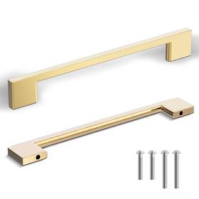 Sh3229-160-nsg-5 Southern Hills Gold Cabinet Pulls 5 Pack 160mm Brushed Drawer And Cupboard Handles