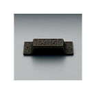 24070392 " - Square Ornate Hardware Orb Set 3 4 Pull Restoration
