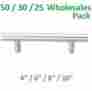 Ss-parent7 Thesfshopinc Pull Bar Cabinet Stainless Steel Drawer Handles Bundle Pack 25 30 50x