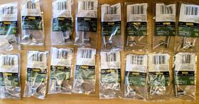 Bb8043 Stanley 033923803106 New Lot Of 16 Satin Nickel Plated Cabinet Drawer Pulls #bb8043