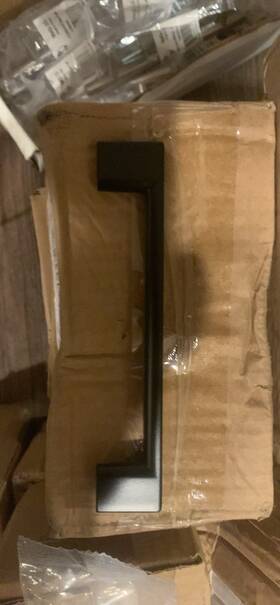 9624-19 Stone Harbor Hardware Matte Black Bar Pull 160mm 220mm Contemporary Pack 10
