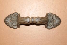 Hw-22 Stoneledge Investments 1-large Handle Garden Gate Pull Victorian Decor Dresser Hardware