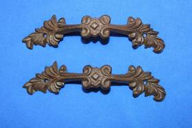 Hw-45 Stoneledge Investments 2-large Ornate French Victorian Handle Furniture Update Kitchen Bath Decor