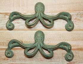 2-octopus Stoneledge Investments Hw-53 Drawer Pulls Door Handles Bath-kitchen Decor Cabinet Hardware