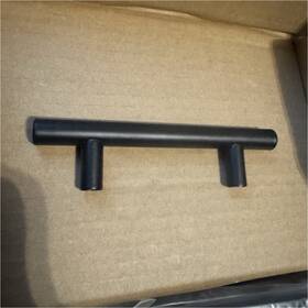 5275070 Style Selections Modern Matte Black Stainless Steel Cabinet Pulls 3 In 25 Pack