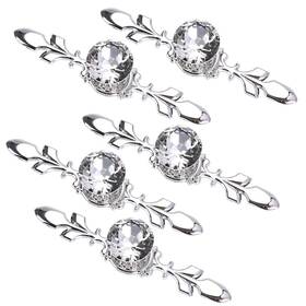 Ulsmc00261 Sumnacon Drawer Dresser Knobs Pull Handles - Crystal Glass Diamond Decorative