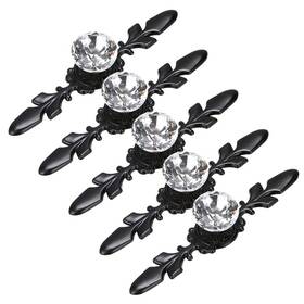Ulsmc00386 Sumnacon 5 Pcs 4.7 Inch Drawer Dresser Knobs Pull Handles - Crystal Glass Diamond Decorati