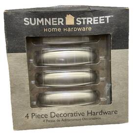 Sumner Street 846274060278 Home Hardware Pulls Satin Nickel Pack Of Four. 82