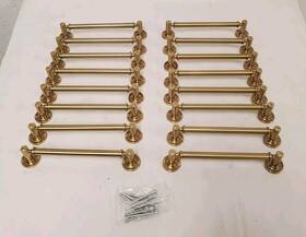 Rl005132vp Sumner Street Home Hardware 16 Minted 5 Inch Center-to-center Satin Brass Drawer Pull