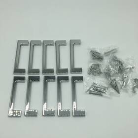 Rl062531 Sumner Street Home Hardware 10-pack Vail 4 Inch 102 Mm Center-to-center Modern Chrome Bar Drawer Pull