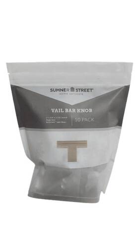 Rl022443 Sumner Street Home 10-pack Vail 2 Inch Satin Brass T-shaped Cabinet Knob