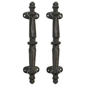 Sm-0372 Sungmor 971189703720 2pc Solid And Sturdy Cast Iron Cabinet Handles Heavy Duty 9.3 Long Strong Rustic