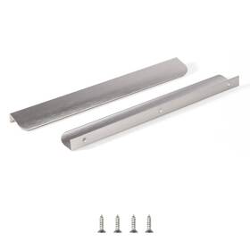 B0c3yr41cc Sunlithor Edge Finger Pulls Cabinet Drawer Handles Low Profile Brushed Nickel 11