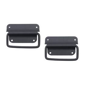 T Tulead 680577987852 Chest Handles Black Cabinet Handle Stainless Steel Pull 4 Inch X2.8 Pack