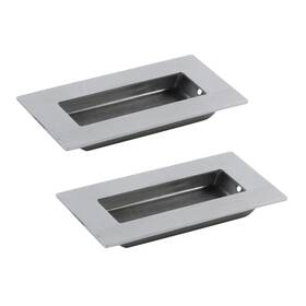 Add09091095 T Tulead 2pcs Stainless Steel Pocket Door Handles Recessed Cabinet Handle Rec