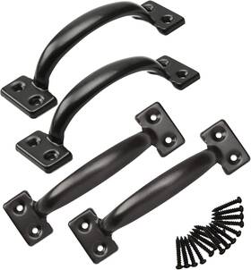 Tambee 445005718711 6-1/2 Inch Pulls Gate Handle Metal Pull Shed