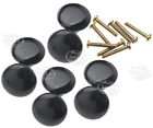 Tc762876506573 Black Mushroom Ceramic Door Knob Cabinet Cupboard Drawer 0762876506573