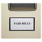 Tco29100 Tatco Magnetic Label Holder Vinyl Black