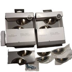 Threshold 885785607497 Dome Pull Set Satin Nickel Finish Total Of 18