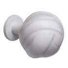 Threshold Marina Zinc W White Ceramic Finish Knot 4-pk Drawer Pulls Knobs New 885785717479