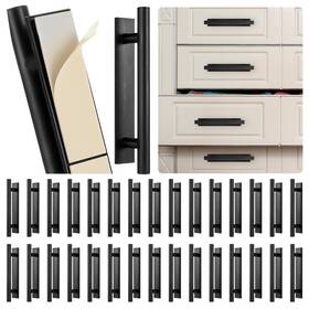 Am554618 Tobeelec 30 Pcs Self-stick Cabinet Drawer Handles Pulls Stick Plastic A