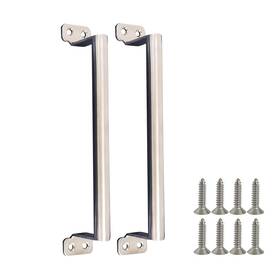 Tokatuker 750225420144 2pcs Stainless Steel Gate Handle Big 22cm 8-7/10 Inch Barn Door Pull Hardware Fo