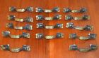 D-236 Tone Brass Pulls Hammered 14 Metal Handles Drawer Part Set Furniture Lot Antique