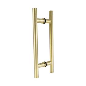 Top Hardware 762716154865 Stainless Steel 304 Grade Back To Shower Door Ladder Handle For 3/8 Inch 1/