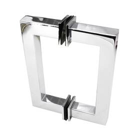 B09clk5ww2 Top Hardware 6in Stainless Steel 304 Square Back-to-back Shower Door Handle
