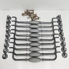3214-224 Top Knobs 9 Tuscany Drop Cabinet Pull Antique Pewter 8-13/16 Inch Ctc Mdc