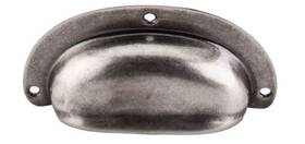 M210 Top Knobs 840355002102 Mayfair Cup 2 Inch Center To Cabinet Pull - Pewter