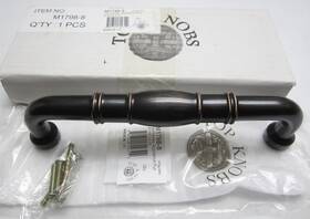 M1798-8 Top Knobs New Normandy 8 Inch C-c Handle Appliance Door Pull Tuscan Bronze Finish