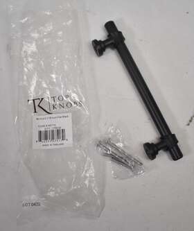 M2715 Top Knobs Dakota Bit Pull Flat Black Cabinet Drawer Door 5-1/16 Inch L