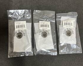 M568 Top Knobs Drawer Pull 3/4 Inch Polished Chrome Lot Of 3 New