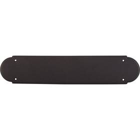 M902 Top Knobs Appliance Collection 15 Inch Plain Push Plate - Rust