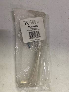 Tk1014pn Top Knobs Riverside 6-5/16 Inch Cabinet Pull - Polished Nickel