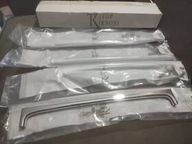 Tk1017pc Top Knobs Polished Chrome Riverside Draw Pull 12 Inch Brand New #tk 1017 Pc 4 Pcs