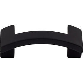Tk248blk Top Knobs Tk248 Euro Arched 1-3/4inch Center To Handle Black