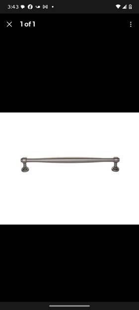 Tk3075ag Top Knobs Ulster 8-13/16 Inch Center To Bar Cabinet Pull Ash Gray