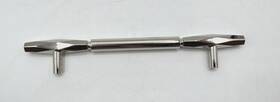 Tk3083pn Top Knobs Kingsmill Pull 6 5/16 Inch Polished Nickel