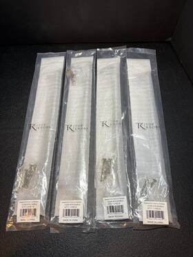 Tk3245blk Top Knobs Lot Of 4 Prestwick Pull 12 Inch Flat Black Cabinet